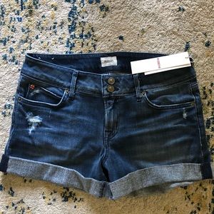Hudson Croxley Mid-Thigh Denim Shorts
